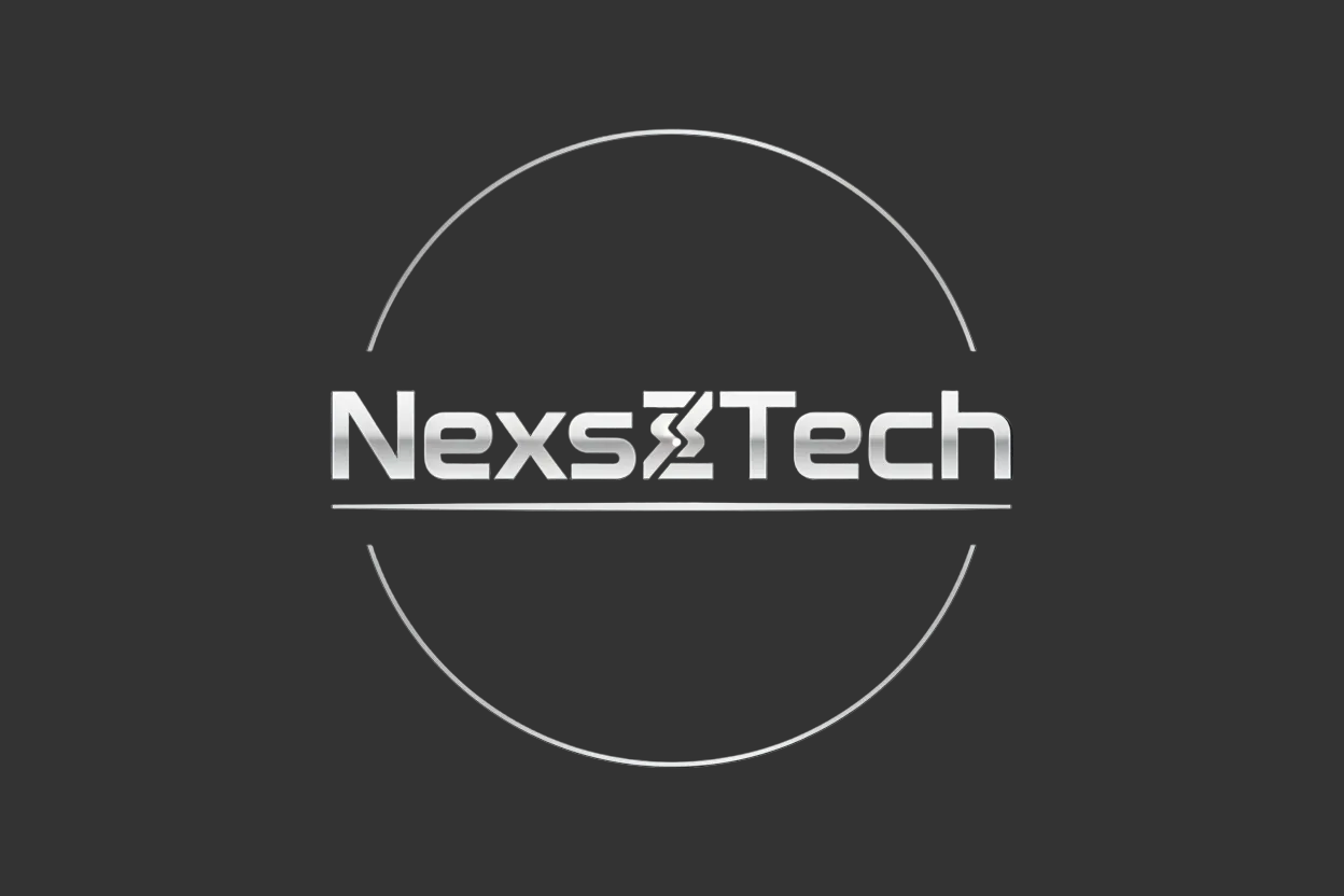 NexsZTech Logo Simple Silver